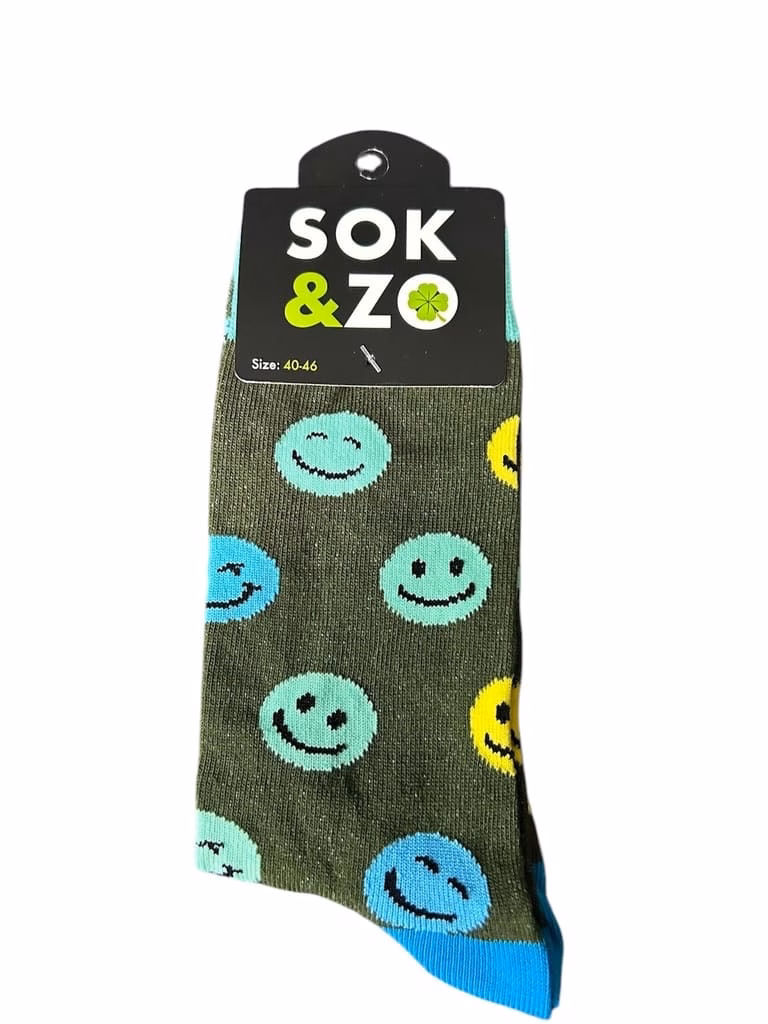 Smiley – Groen/Blauw