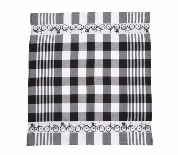 Theedoek – Bicycle Black